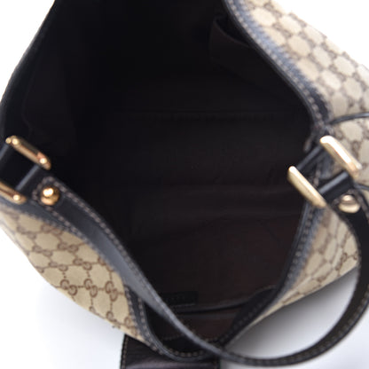 Gucci Monogram Large New Ladies Web Hobo Dark Brown 5 of 18