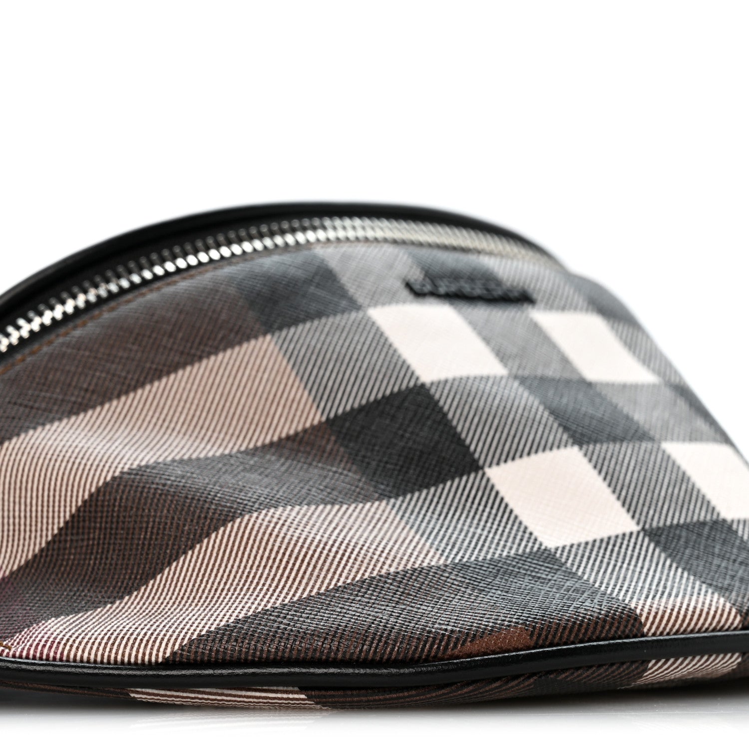 Burberry E-canvas Check Cason Bum Bag Dark Birch Brown 10 of 13