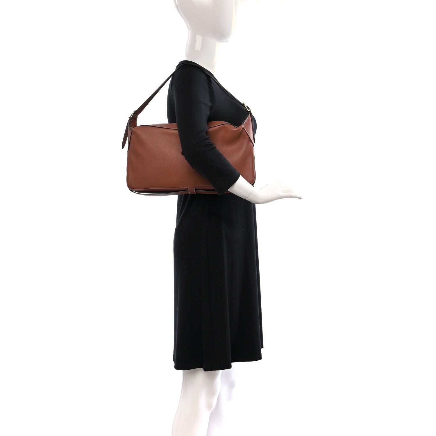 Celine Supple Calfskin Medium Romy Shoulder Bag Tan 2 of 9