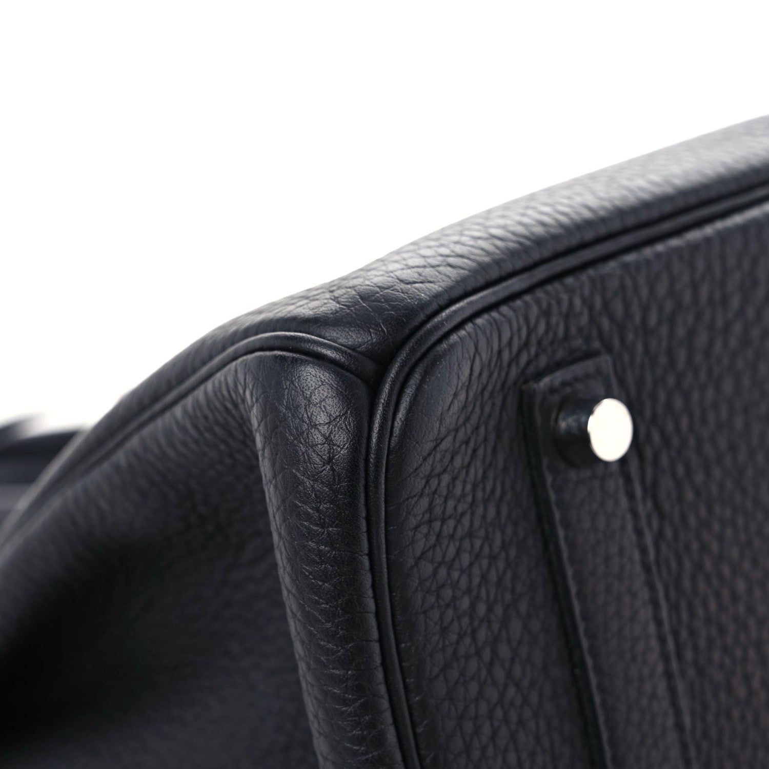 Hermes Taurillon Clemence Birkin 35 Black 7 of 15