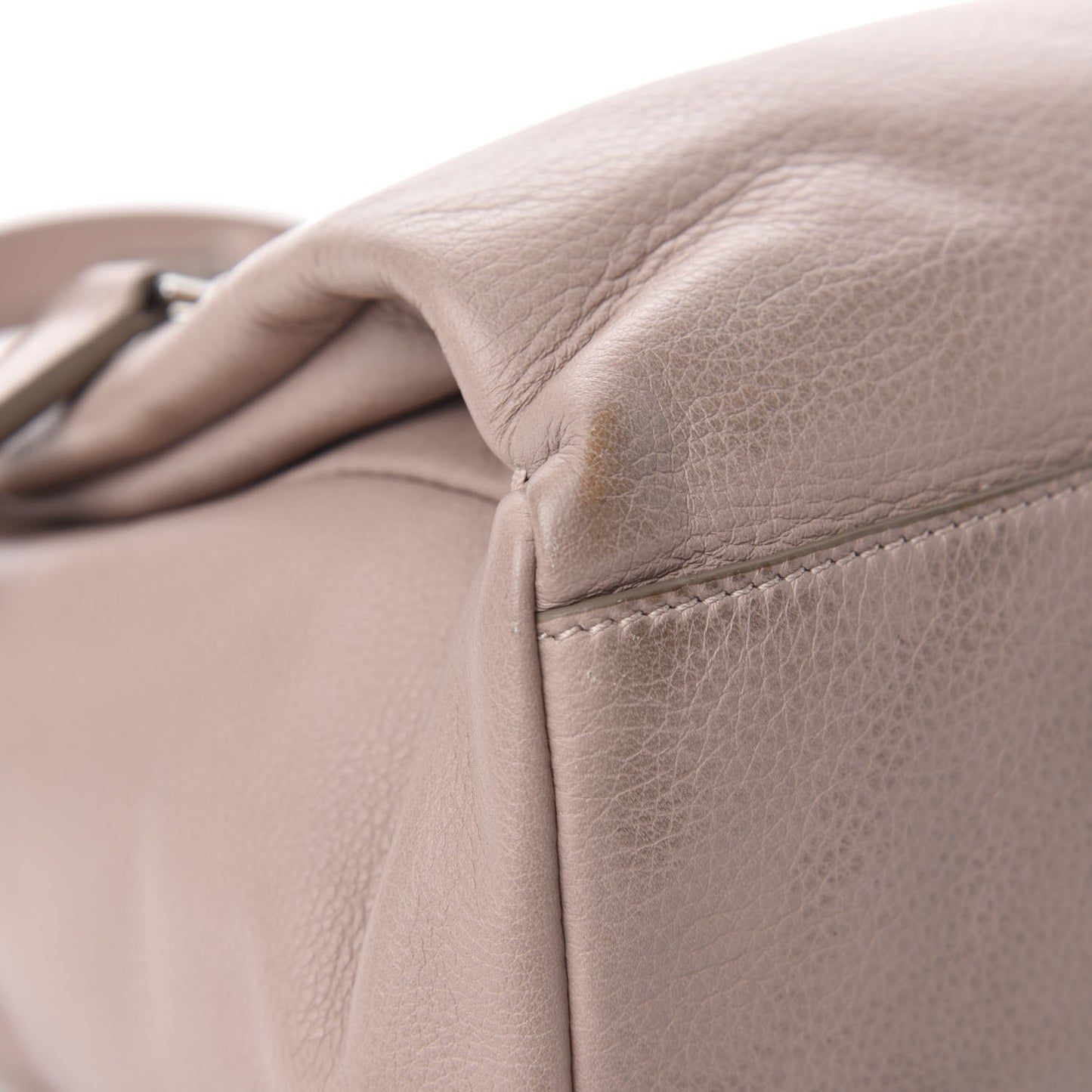 Calfskin Medium Pandora Pure Flap Bag Sand