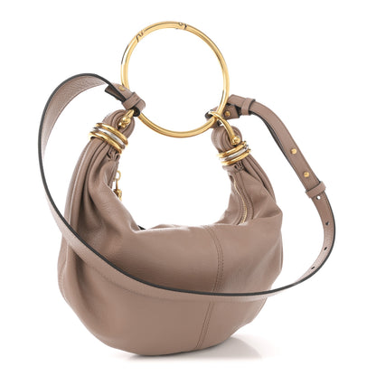 Chloe Grained Calfskin Small Bracelet Hobo Bag Woodrose 2 of 10