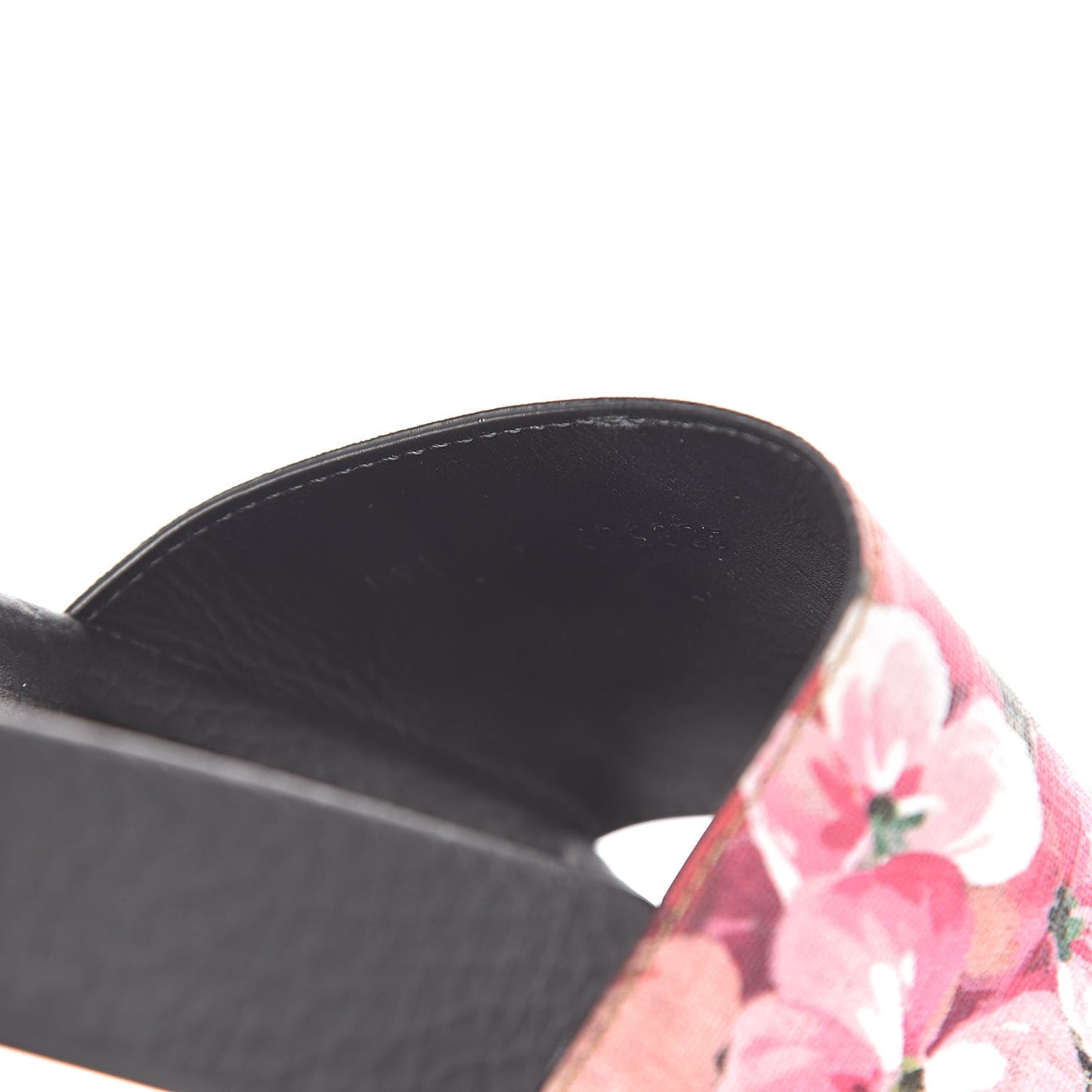 GG Supreme Monogram Blooms Slide Sandals 41 Beige Multicolor