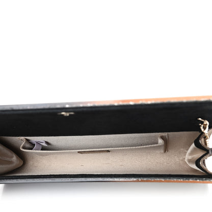 Jimmy Choo Acrylic Glitter Sweetie Clutch Black Champagne 4 of 4
