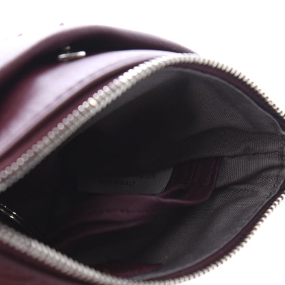 Bottega Veneta Nappa Intrecciato Key Holder Aubergine 6 of 10