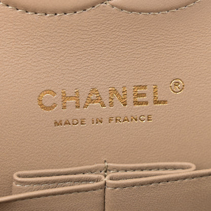 Chanel Caviar Quilted Medium Double Flap Dark Beige 6 of 12