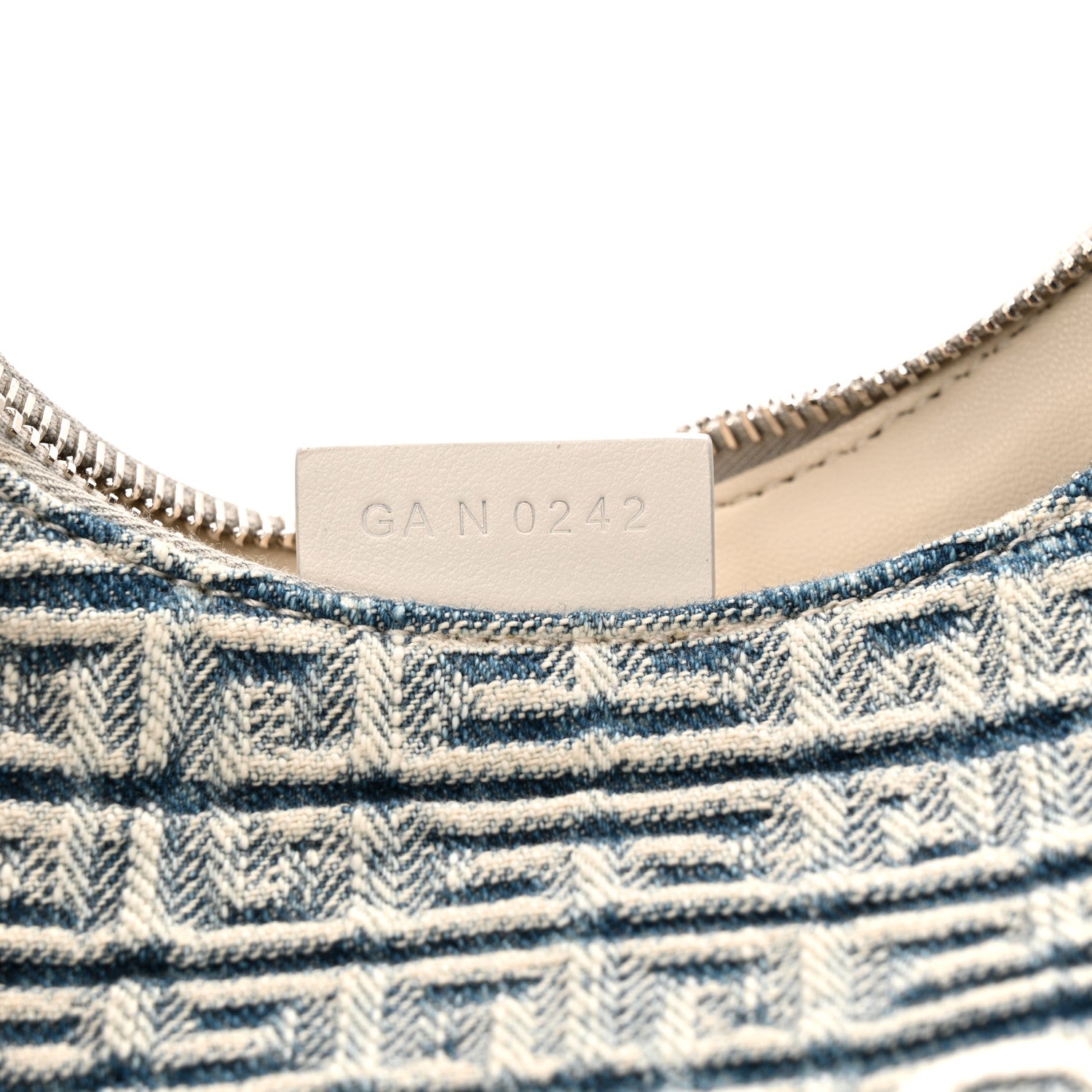 Givenchy Denim 4G Logo Small Moon Cut Out Shoulder Bag Light Blue 6 of 9