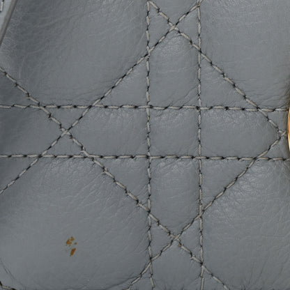 Christian Dior Calfskin Cannage Small Caro Bag Grey 16 of 16