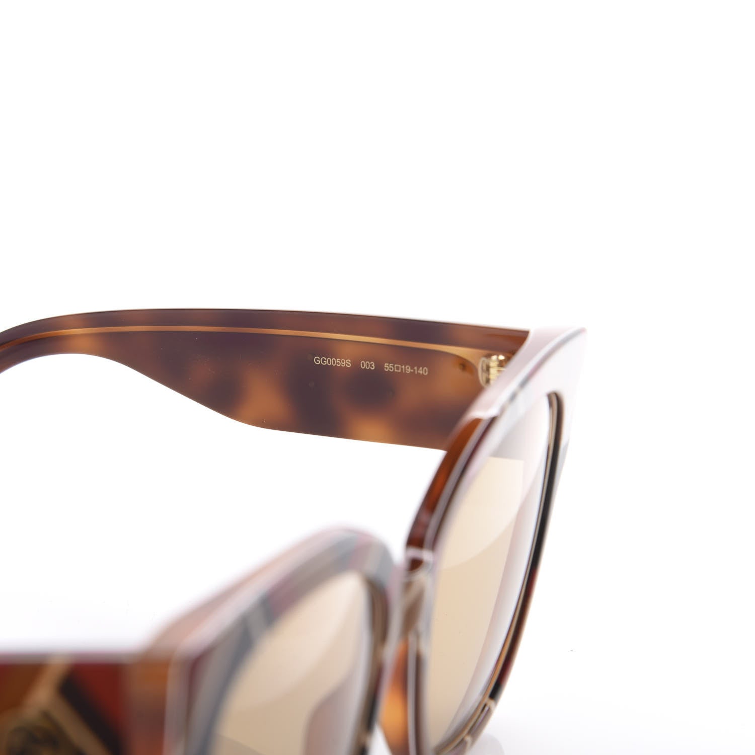 Gucci Acetate Square Frame Sunglasses GG0059S Multicolor 5 of 8