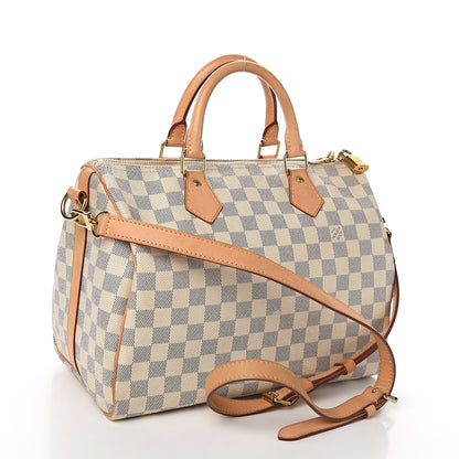 Louis Vuitton Damier Azur Speedy Bandouliere 30 2 of 11
