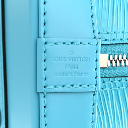 Louis Vuitton Epi Jacquard Alma BB Turquoise 5 of 8