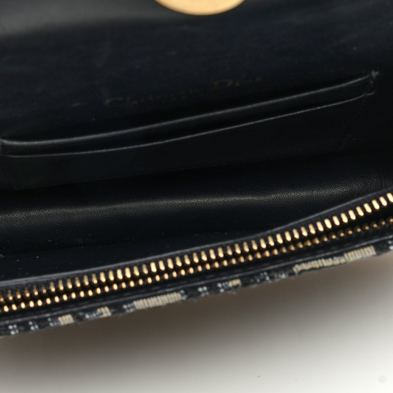 Christian Dior Oblique Saddle Belt Bag Blue 5 of 8