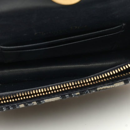 Christian Dior Oblique Saddle Belt Bag Blue 5 of 8