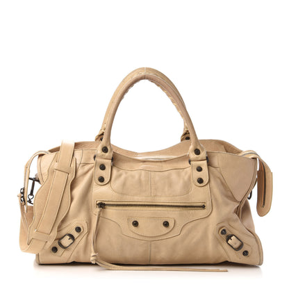 Balenciaga Agneau Classic Hardware Part Time Sahara 1 of 13