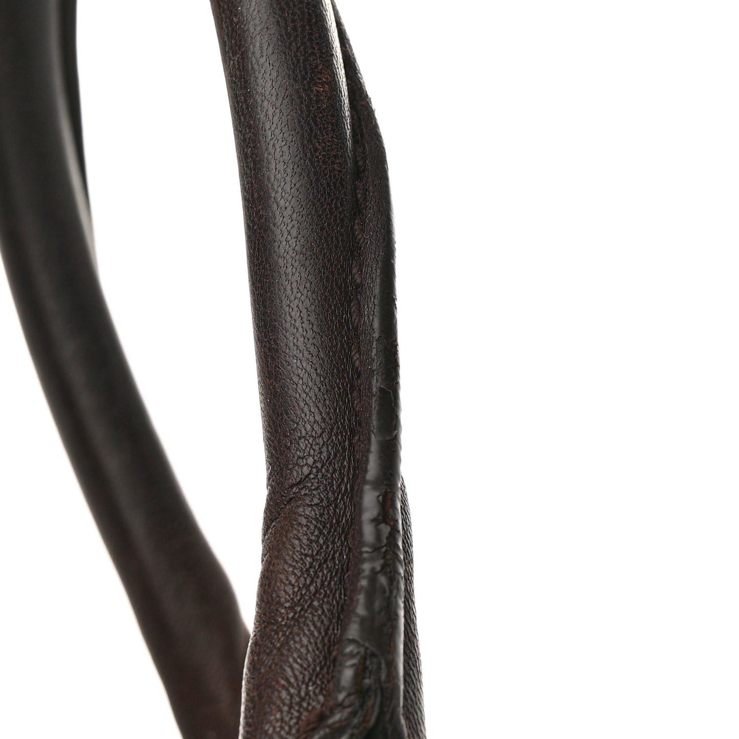 Guccissima Studded Pelham Shoulder Bag Dark Brown