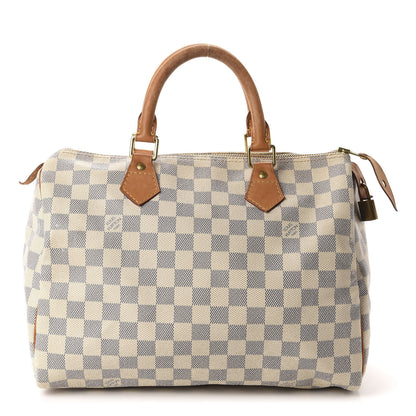 Louis Vuitton Damier Azur Speedy 30 1 of 10