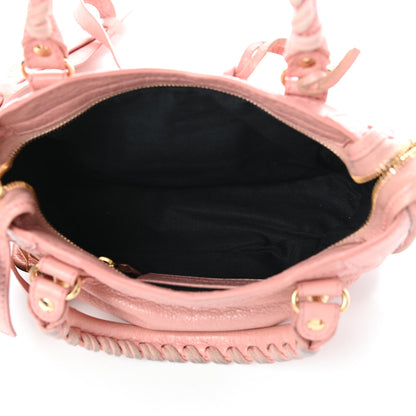 Balenciaga Agneau Giant 12 Gold Hardware Mini City Rose Peche 5 of 8