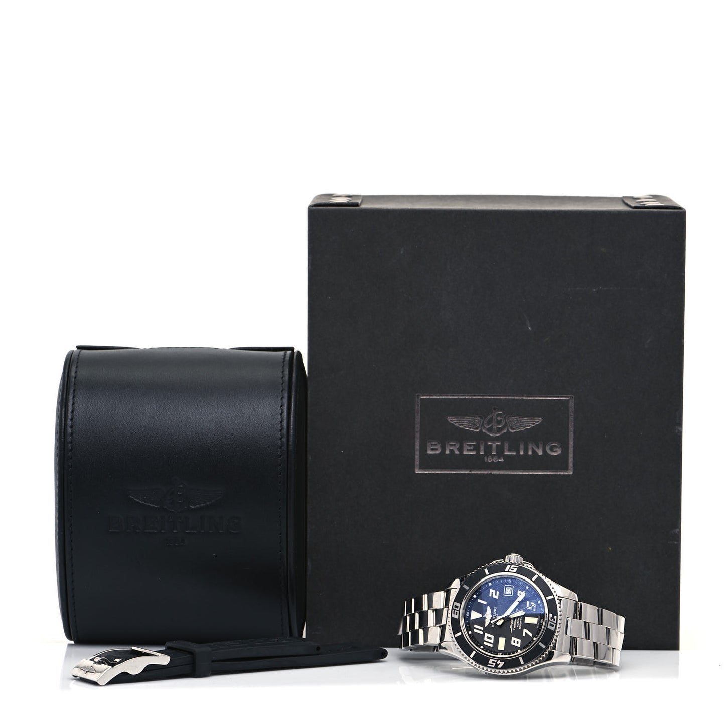 Stainless Steel 42mm SuperOcean Automatic Watch Blue A17364