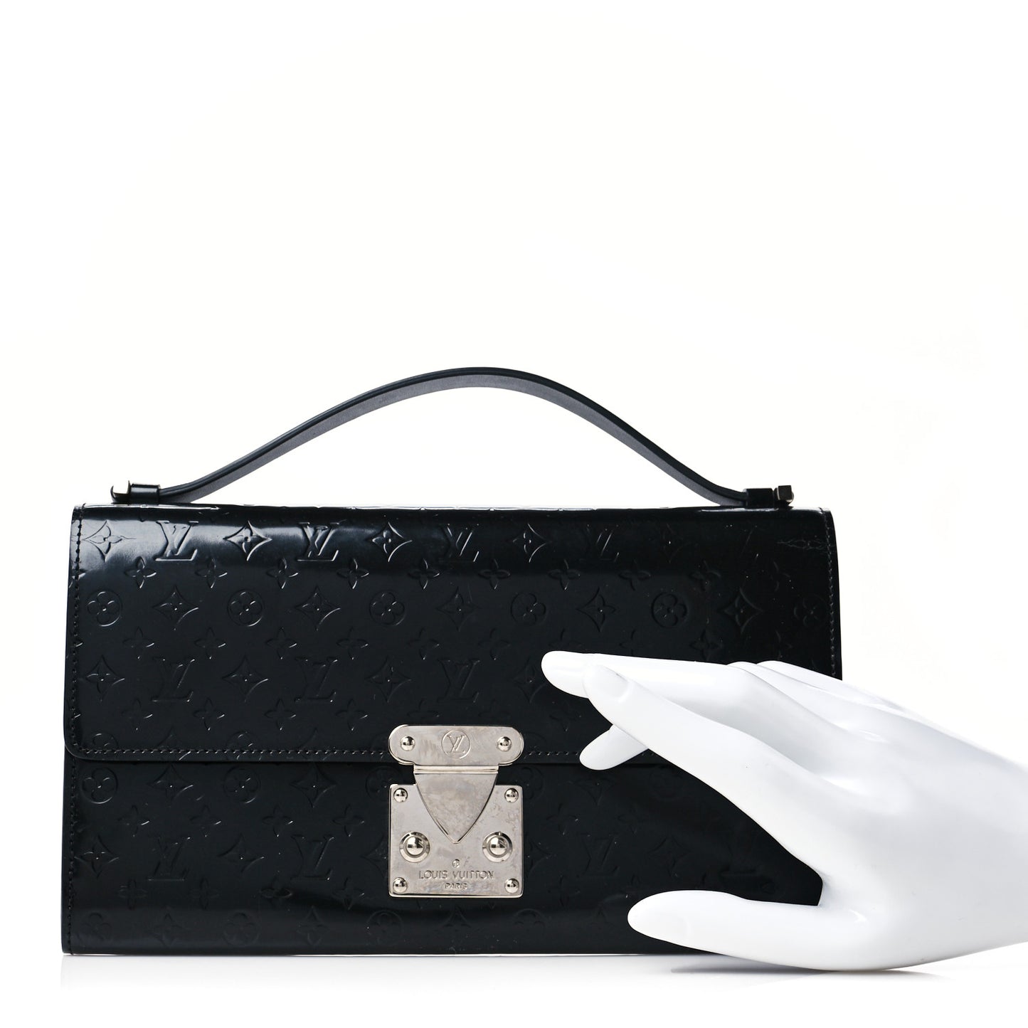 Monogram Glace Anouchka Pochette MM Black