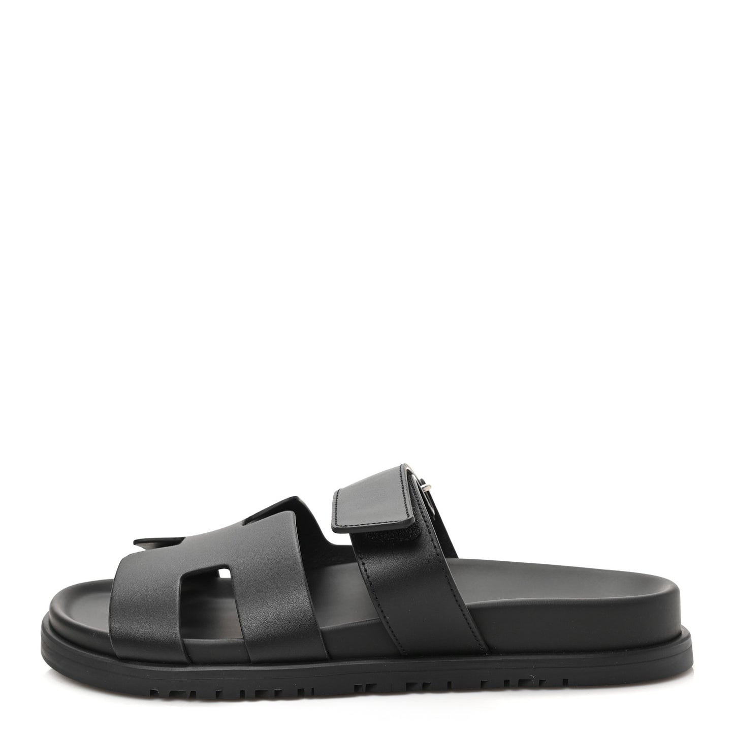 Calfskin Womens Chypre Sandals 38 Black