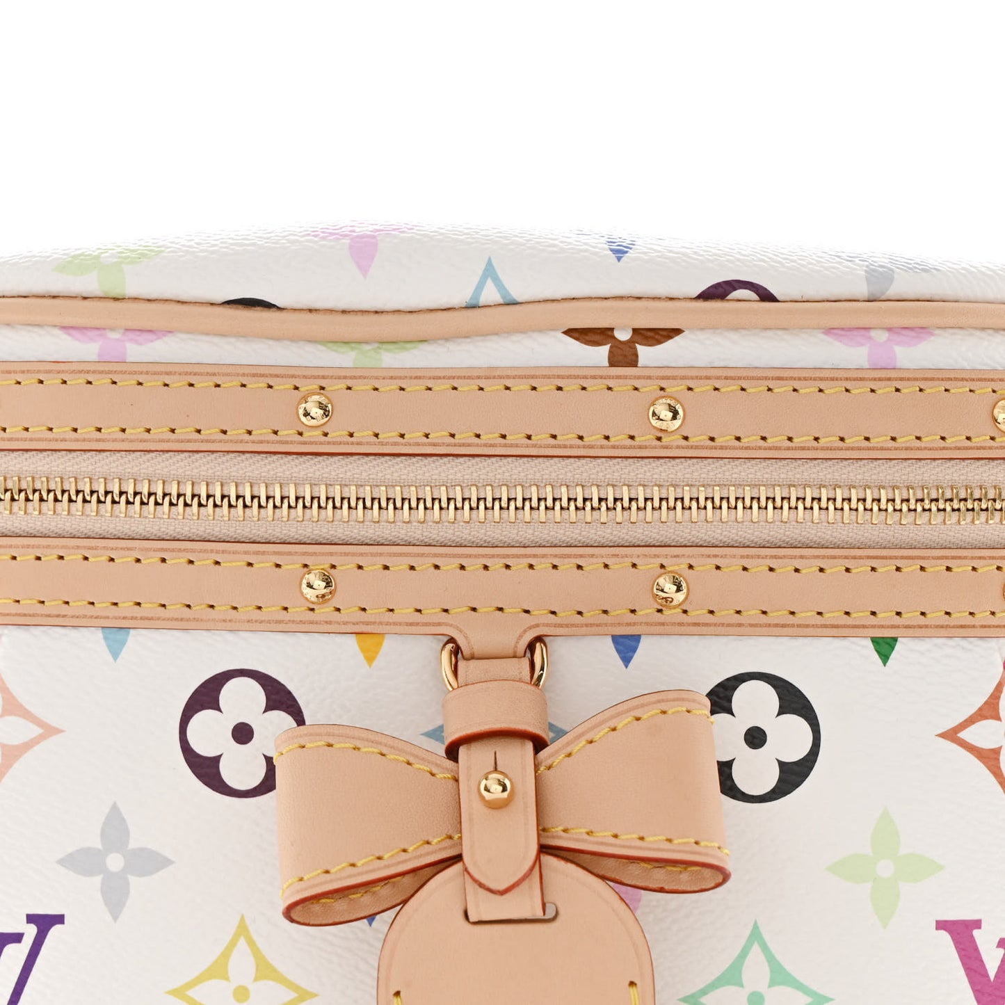 LV X TM Monogram Multicolor High Rise Bumbag White