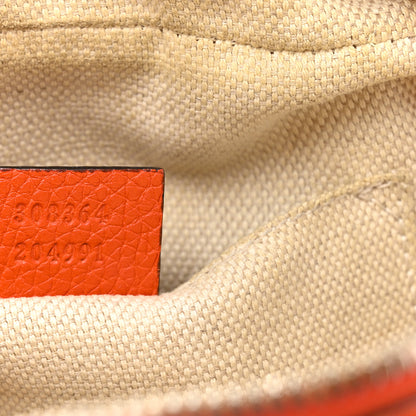 Gucci Pebbled Calfskin Small Soho Disco Bag Sun Orange 7 of 16