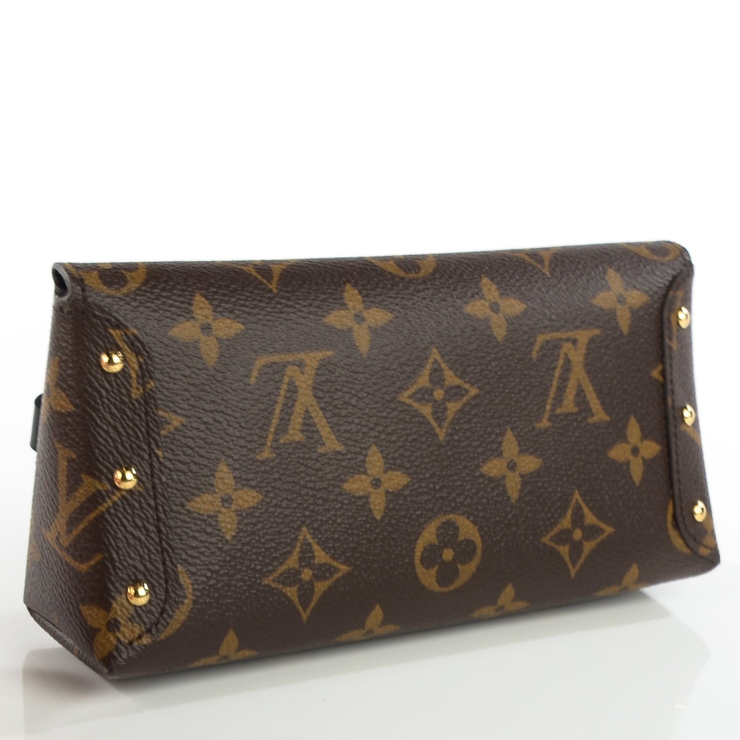 Louis Vuitton Monogram Triangle Wallet Black 3 of 8
