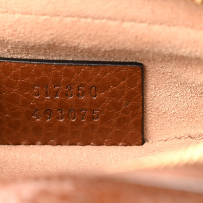 Gucci New Denim GG Monogram Dollar Calfskin Mini Ophidia Shoulder Bag Blue Tea Cuir Epilog 7 of 12