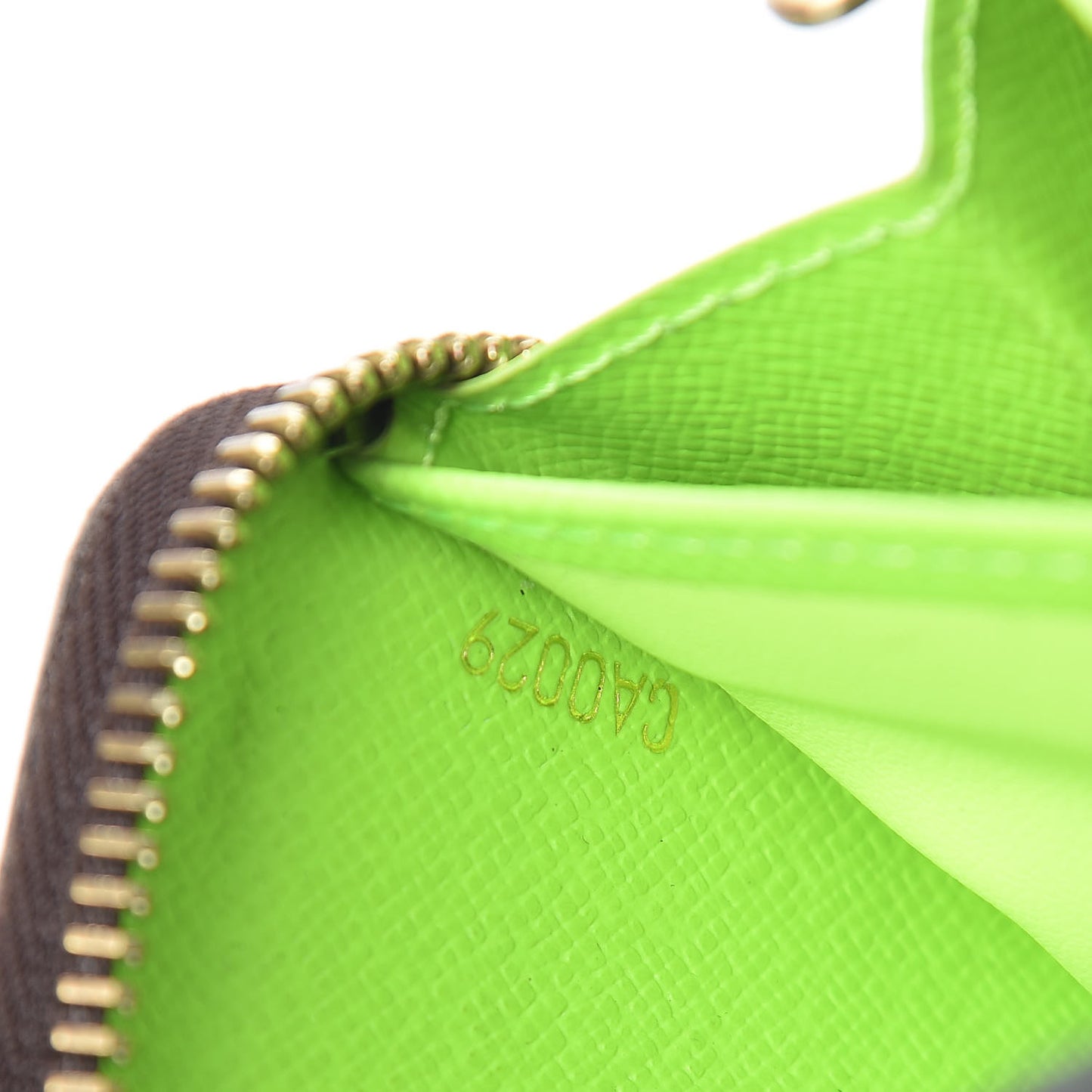 Monogram Graffiti Zippy Wallet Green