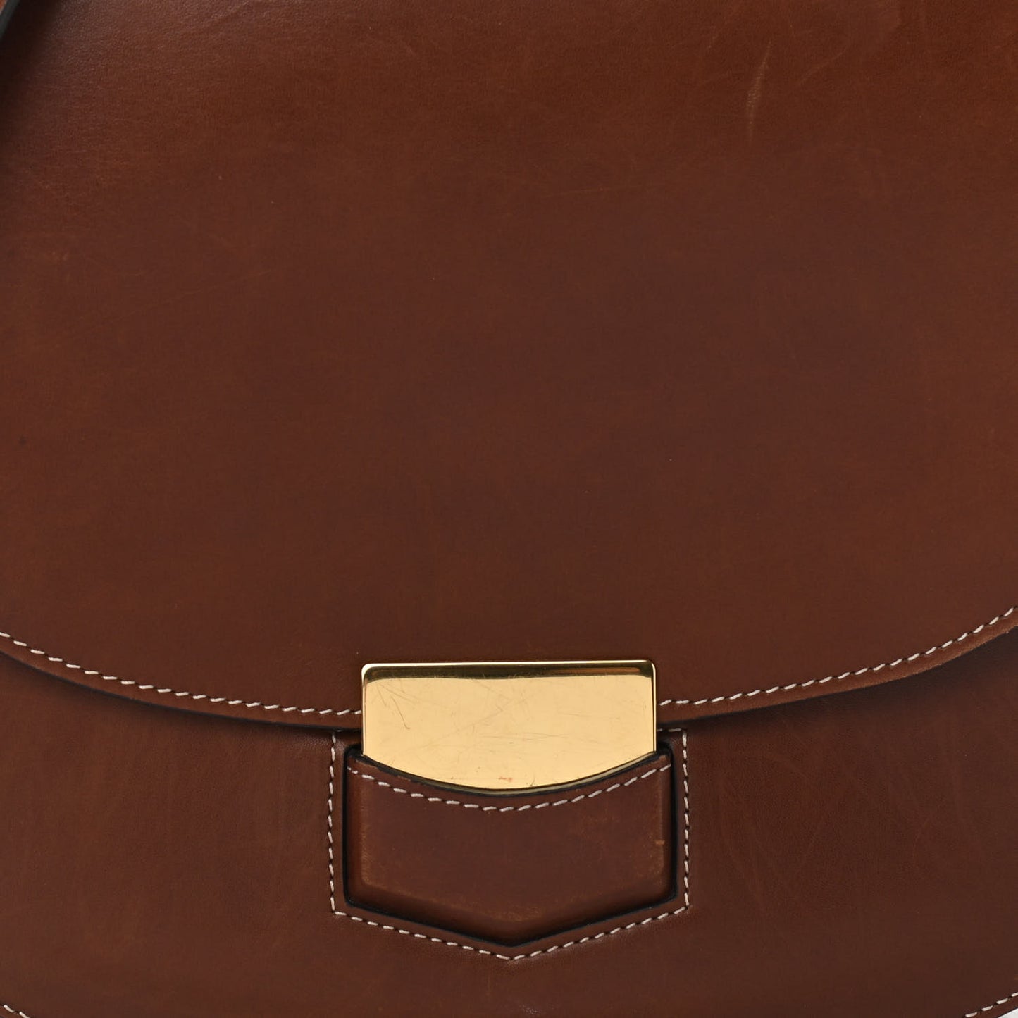 Supersoft Calfskin Medium Trotteur Chestnut
