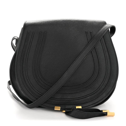 Chloe Calfskin Medium Marcie Round Crossbody Bag Black 1 of 34