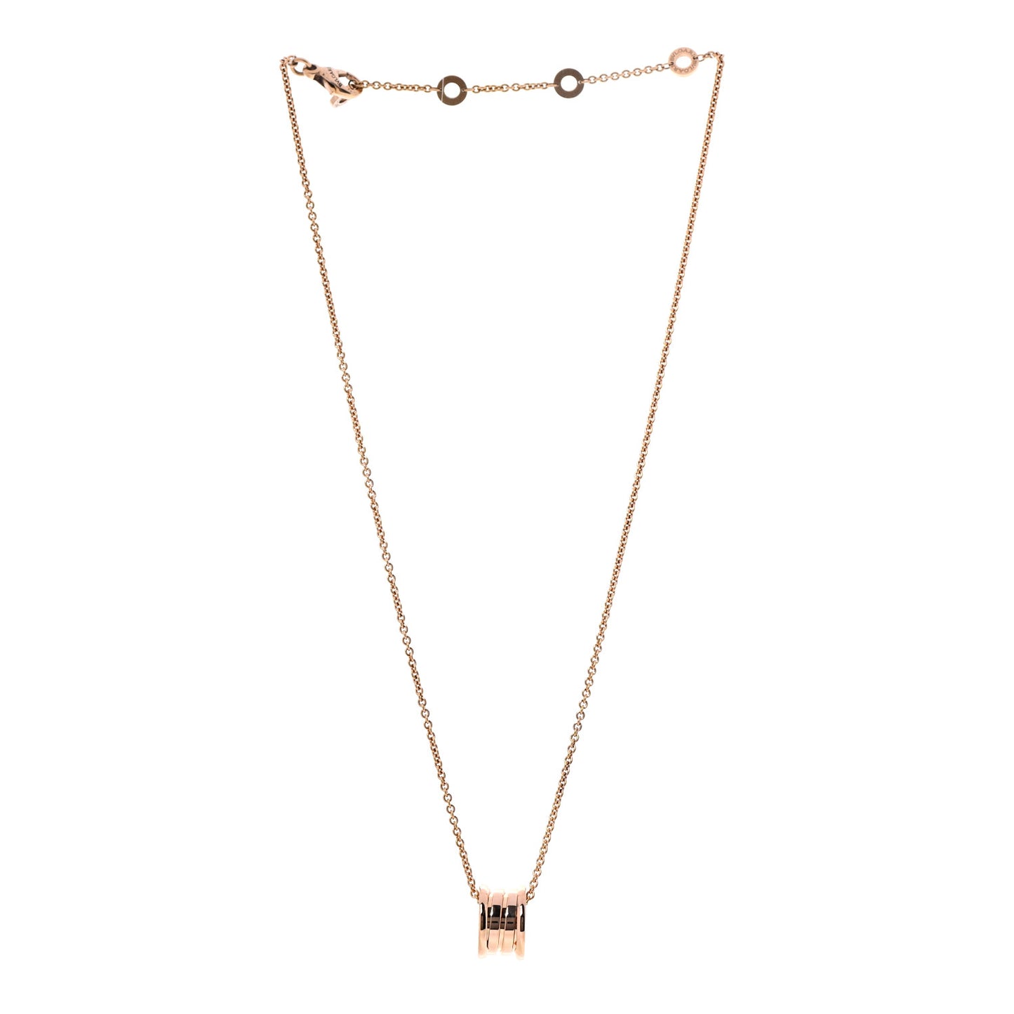 18K Rose Gold B.Zero1 Pendant Necklace