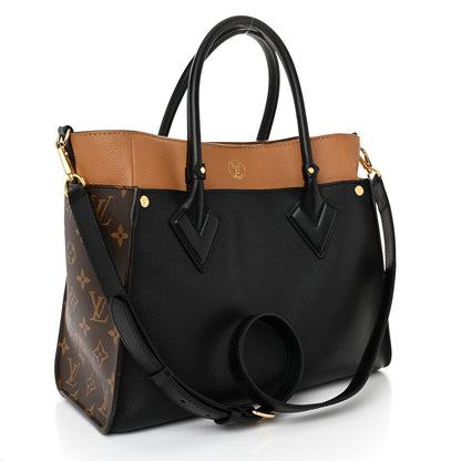 Louis Vuitton Calfskin Monogram On My Side Black 3 of 9