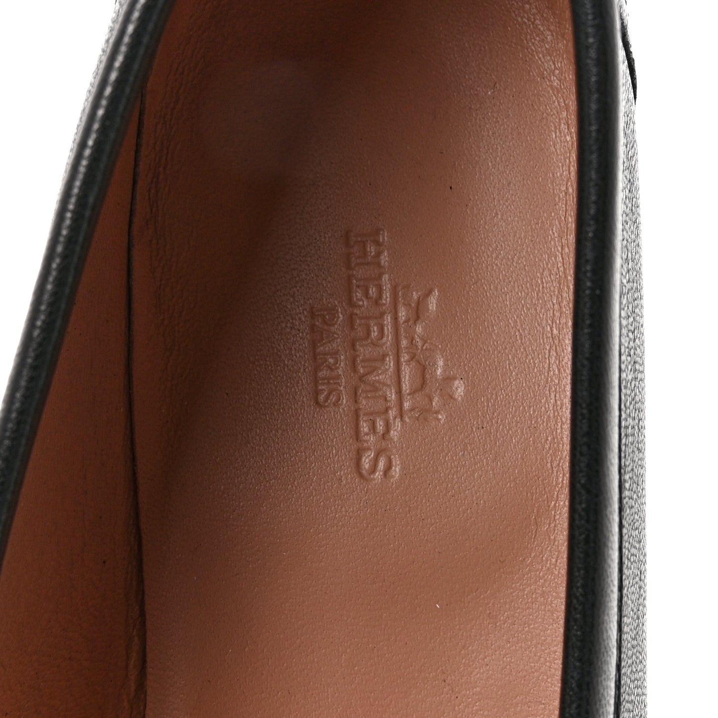 Goatskin Womens Paris Loafers 37 Black