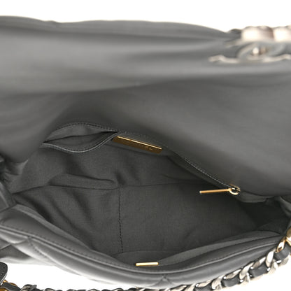 Chanel Lambskin Quilted Large Chanel 19 Flap Grey 5 of 10
