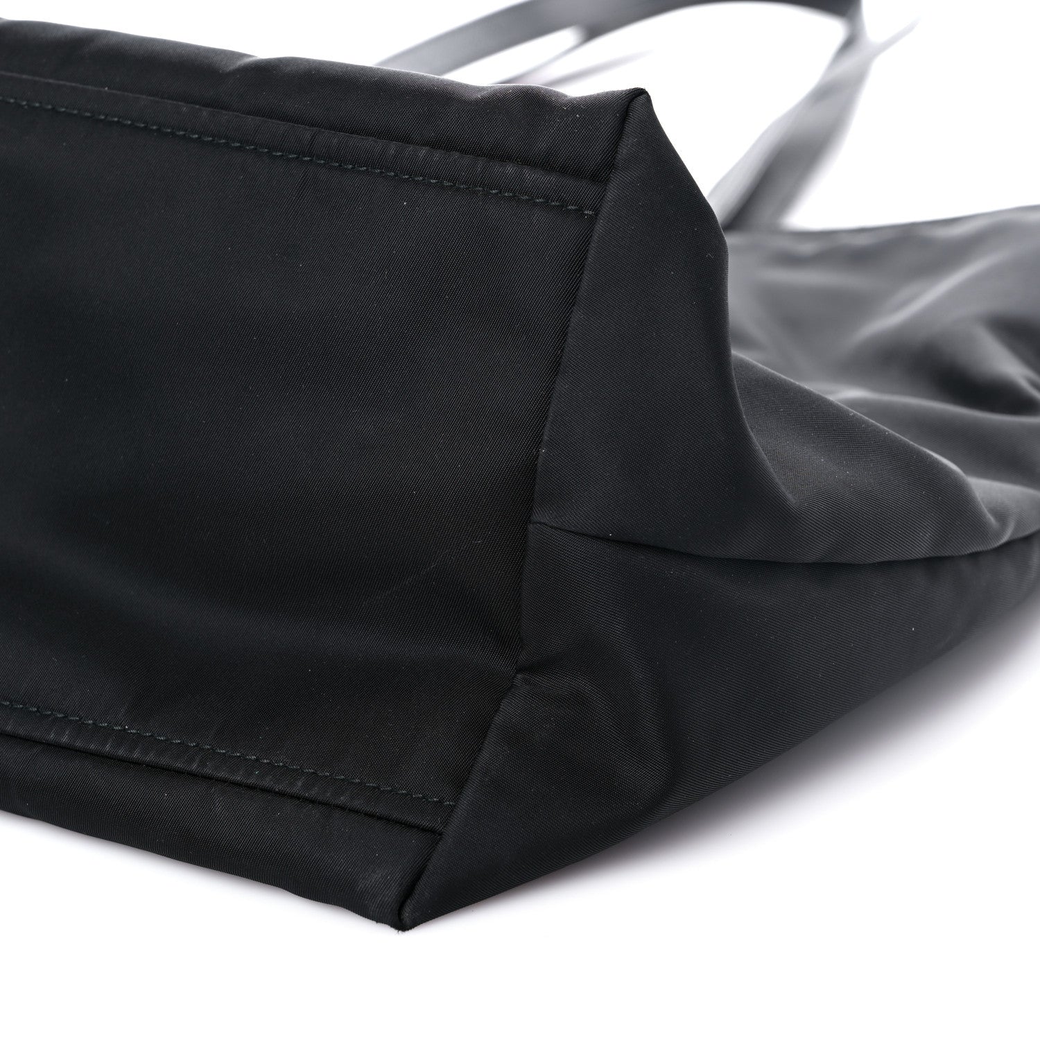 Prada Tessuto Nylon Saffiano Tote Black 9 of 14