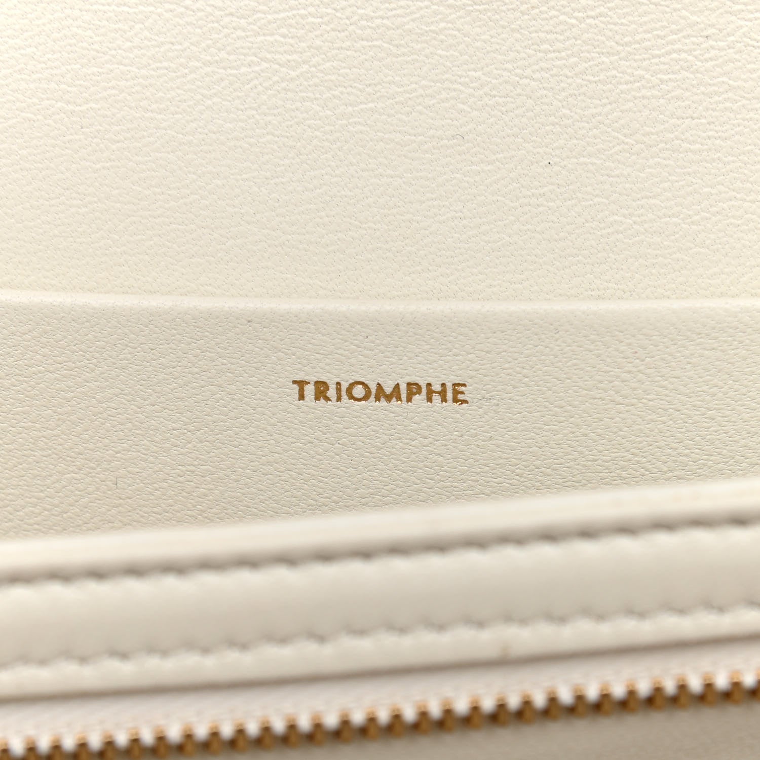 Celine Shiny Calfskin Medium Triomphe White 8 of 16