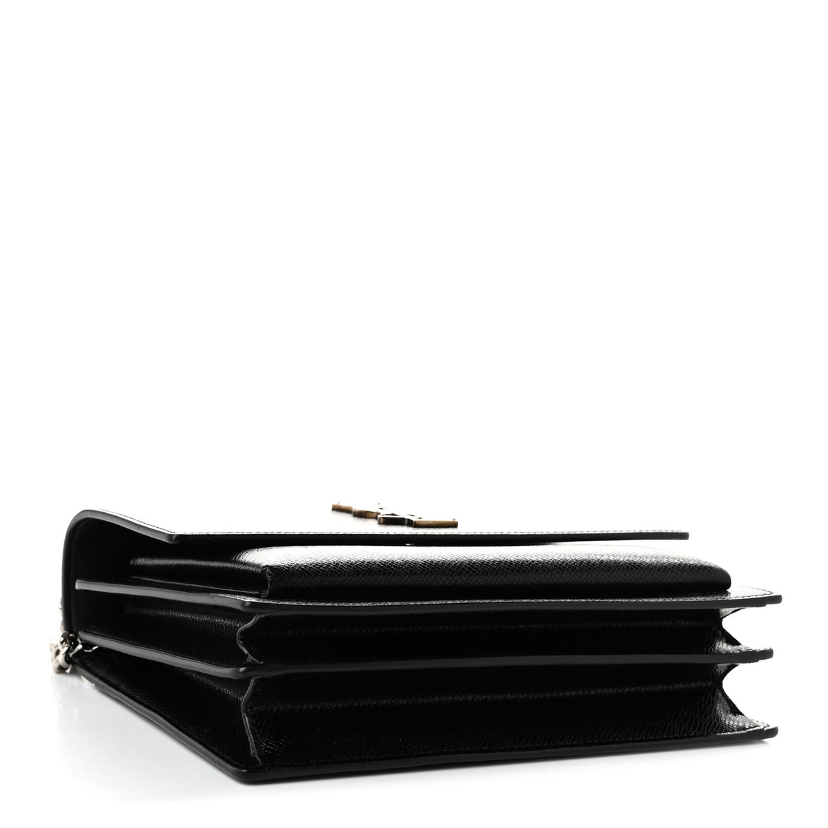 Coated Bark Calfskin Medium Monogram Sunset Black