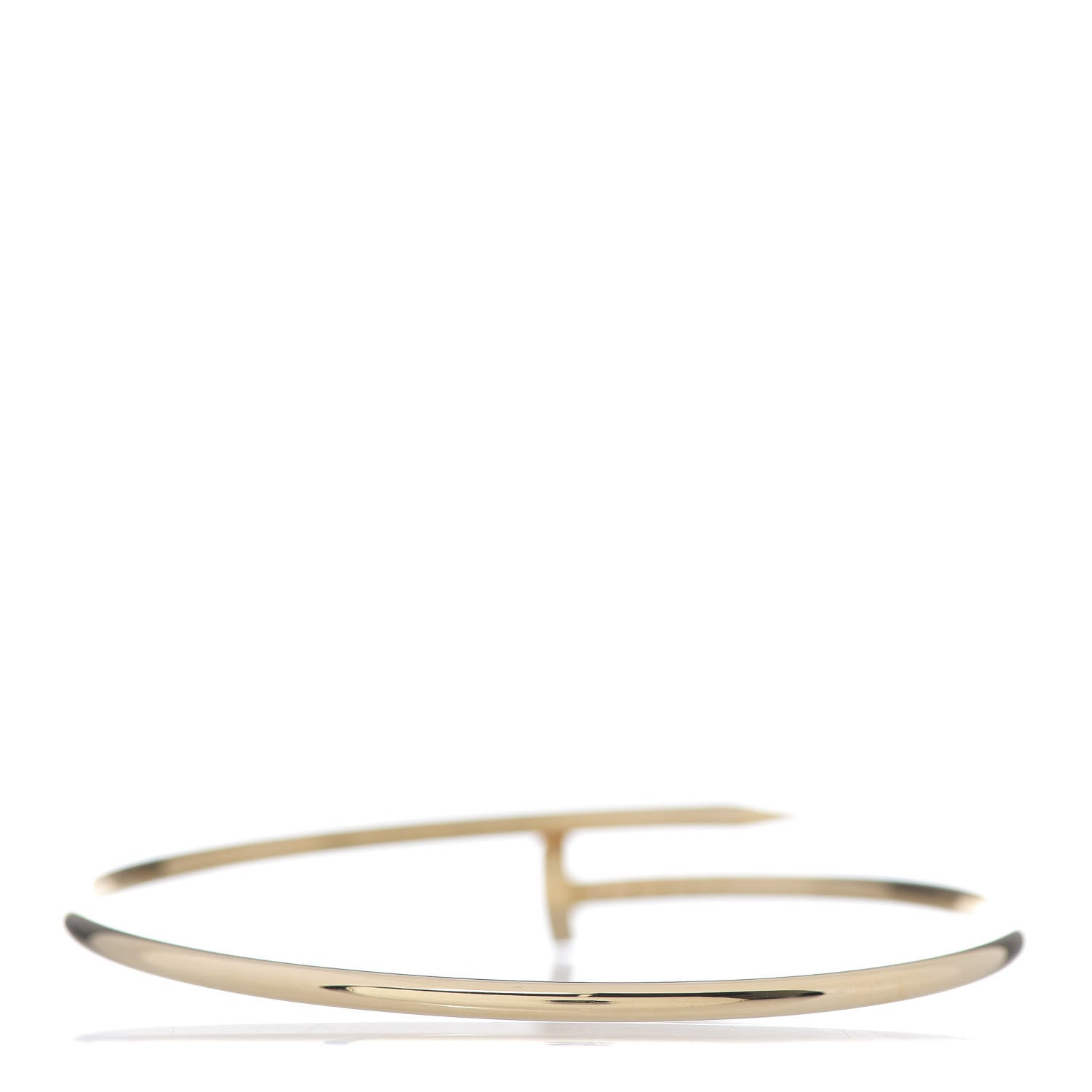 Cartier 18K Yellow Gold Small Juste Un Clou Bracelet 17 3 of 5