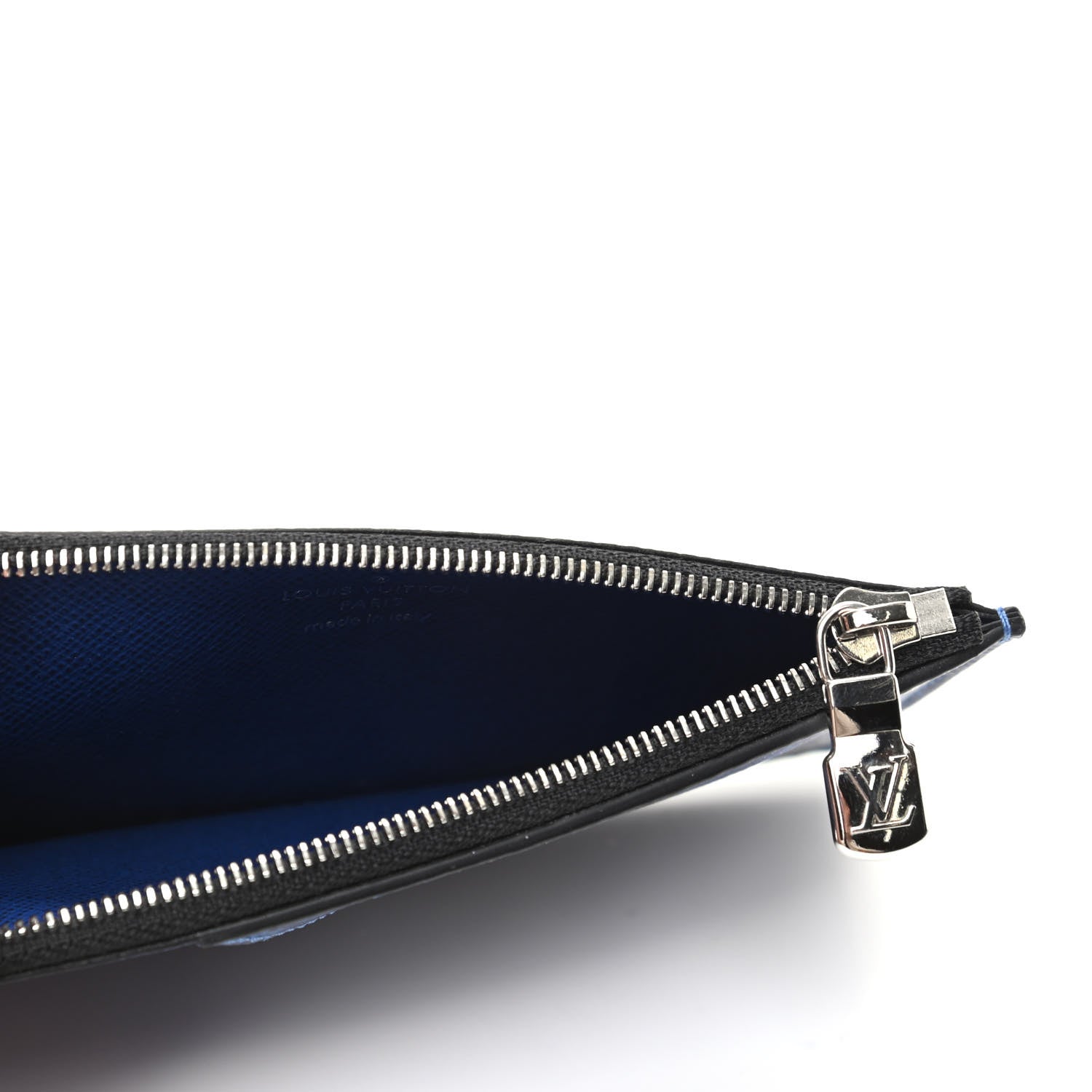Louis Vuitton Monogram Taiga Coin Card Holder Cobalt 5 of 6