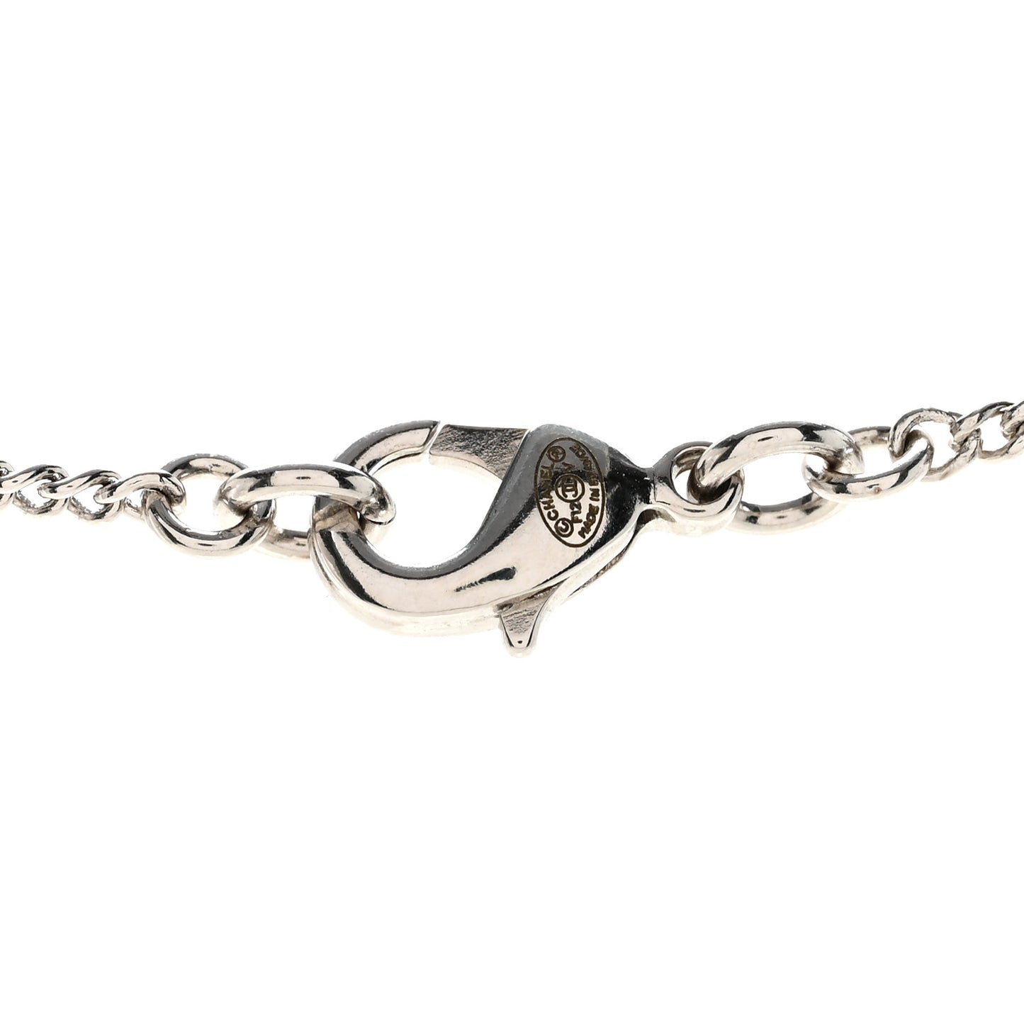 Crystal Timeless CC Necklace Silver