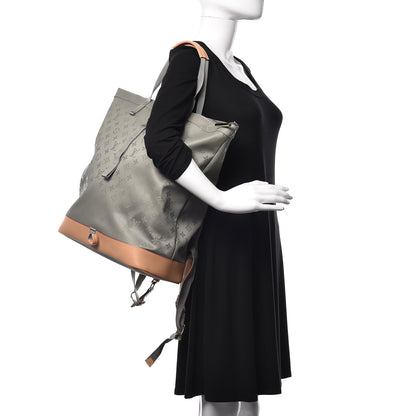 Louis Vuitton Monogram Titanium Backpack Tote 3 of 7