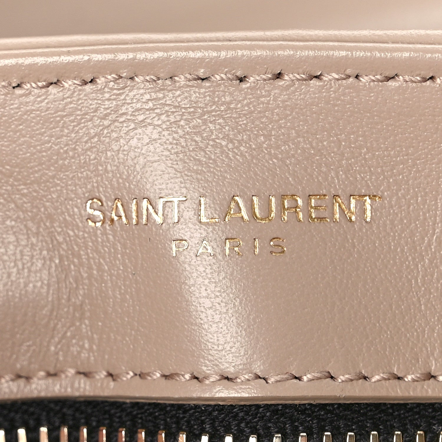 Saint Laurent Calfskin Y Quilted Monogram Toy Loulou Crossbody Bag Latte 7 of 10