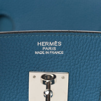 Hermes Togo Birkin 35 Bleu Izmir 5 of 12