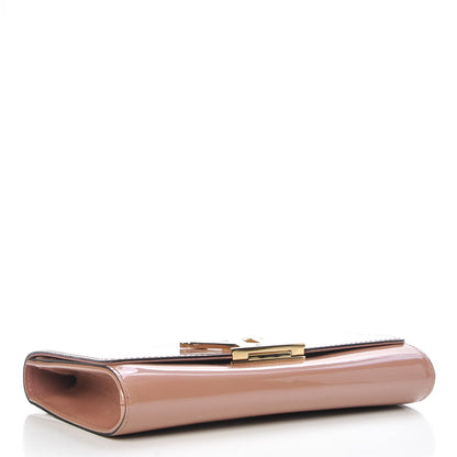 Louis Vuitton Vernis New Sobe Clutch Rose Velours 4 of 6