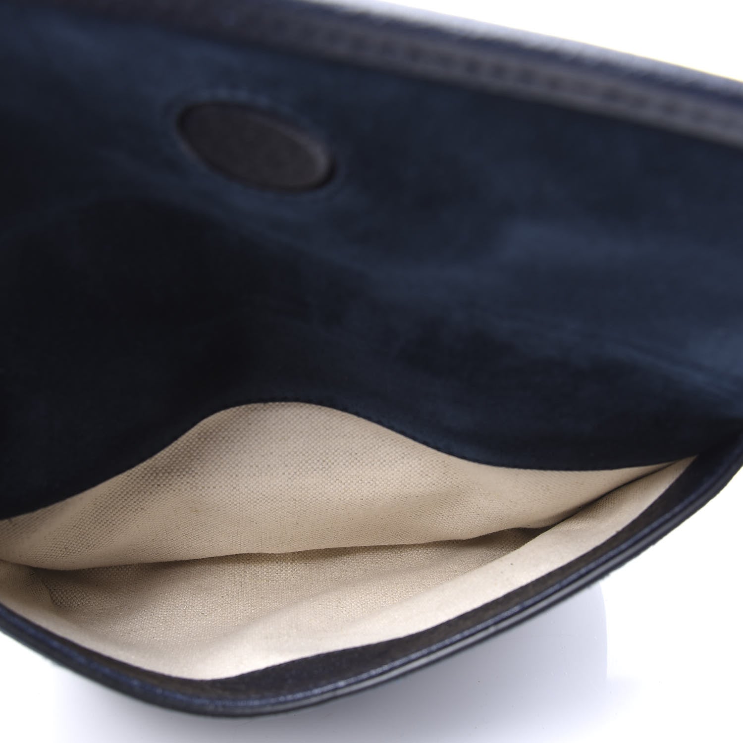 Gucci Suede Web Small Neo Vintage Double Flap Messenger Bag Blue 4 of 11