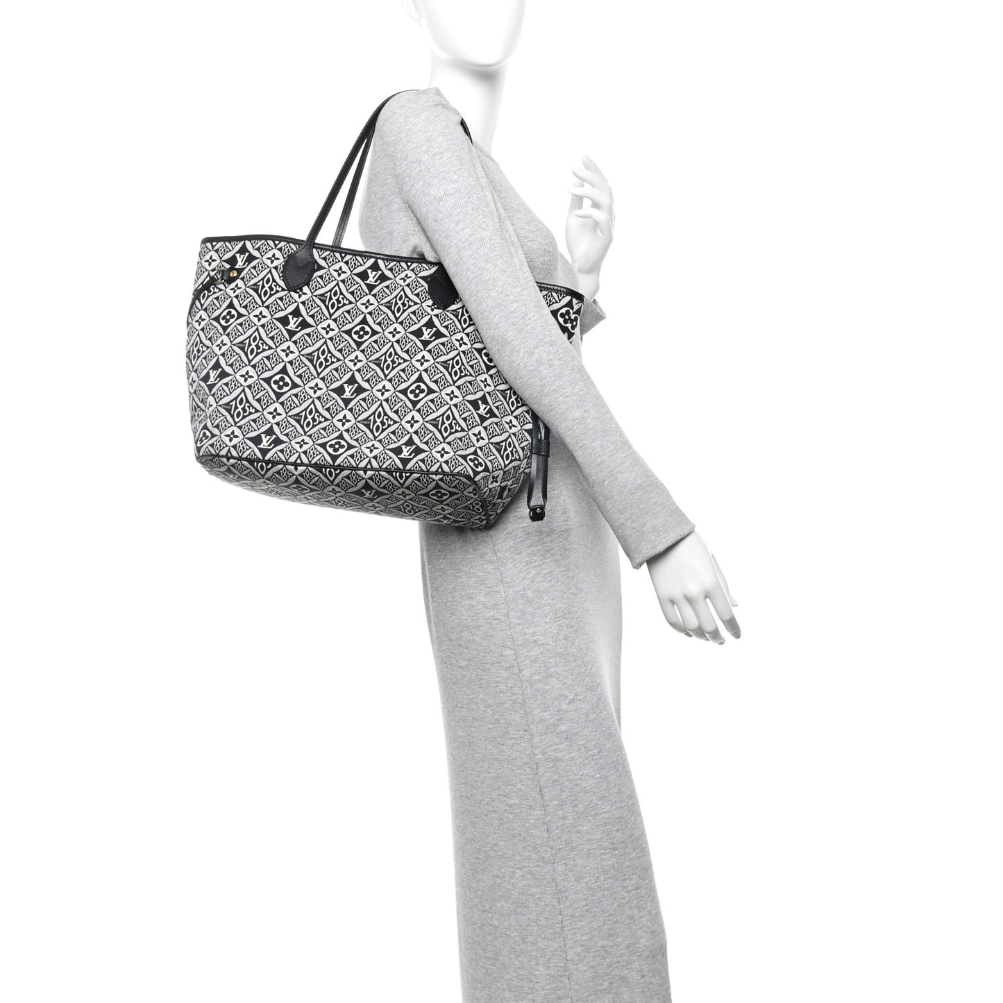 Jacquard Since 1854 Neverfull MM Grey