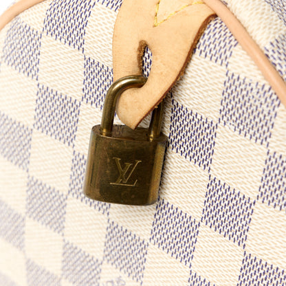 Louis Vuitton Damier Azur Speedy 30 6 of 16