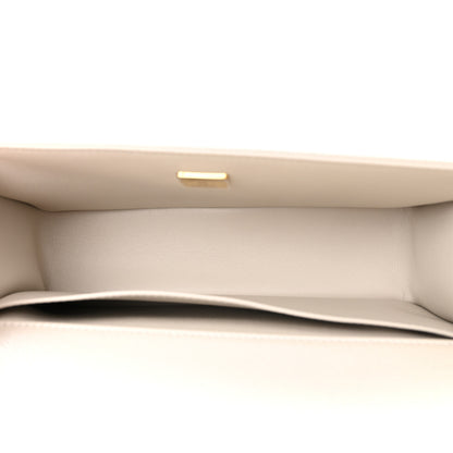 Chanel Iridescent Caviar Quilted Medium Boy Flap White 5 of 11