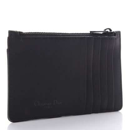 Christian Dior Ultra Matte Calfskin Studded Diorama Card Holder Black 3 of 6